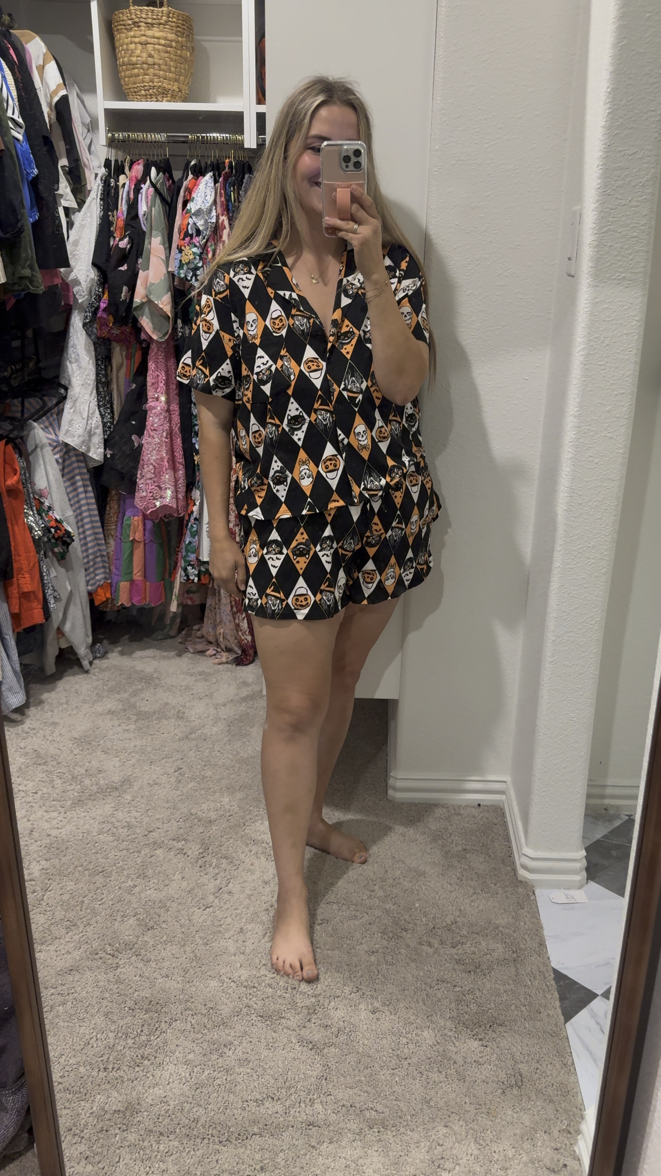 These Walmart Halloween pajamas are everything!! Loving the classic vintage Halloween vibes this season! #walmartfashion 

#LTKSeasonal #LTKMidsize