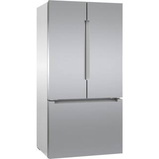 Bosch 800 Series 36 in. 20.8 cu. ft. Smart Counter Depth French Door Refrigerator w/Internal Wate... | The Home Depot