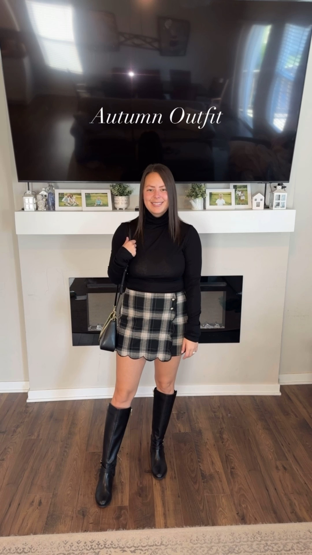 This turtleneck top paired with this skort make the perfect autumn outfit! The top is super stretchy and comes in different colors. Wearing my normal size medium in both pieces. 

#LTKootd #LTKFindsUnder50 #LTKStyleTip