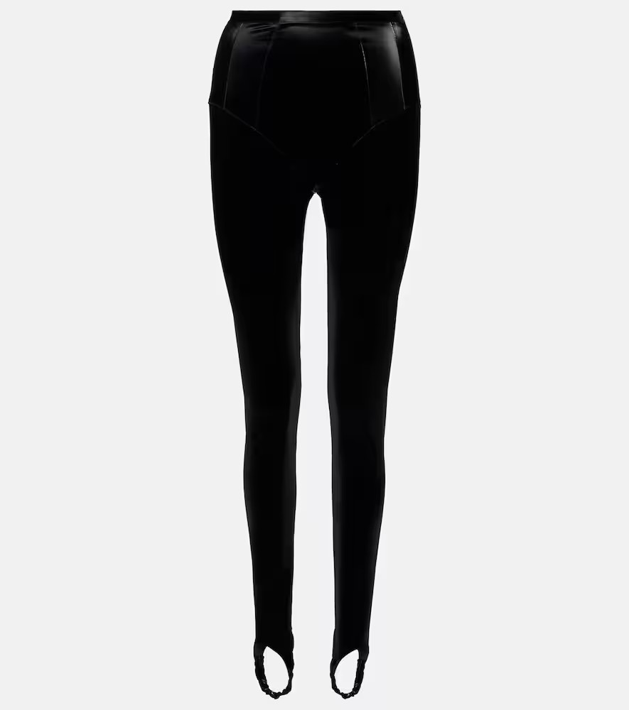 Mugler re/edit high-rise stirrup leggings | Mytheresa (UK)