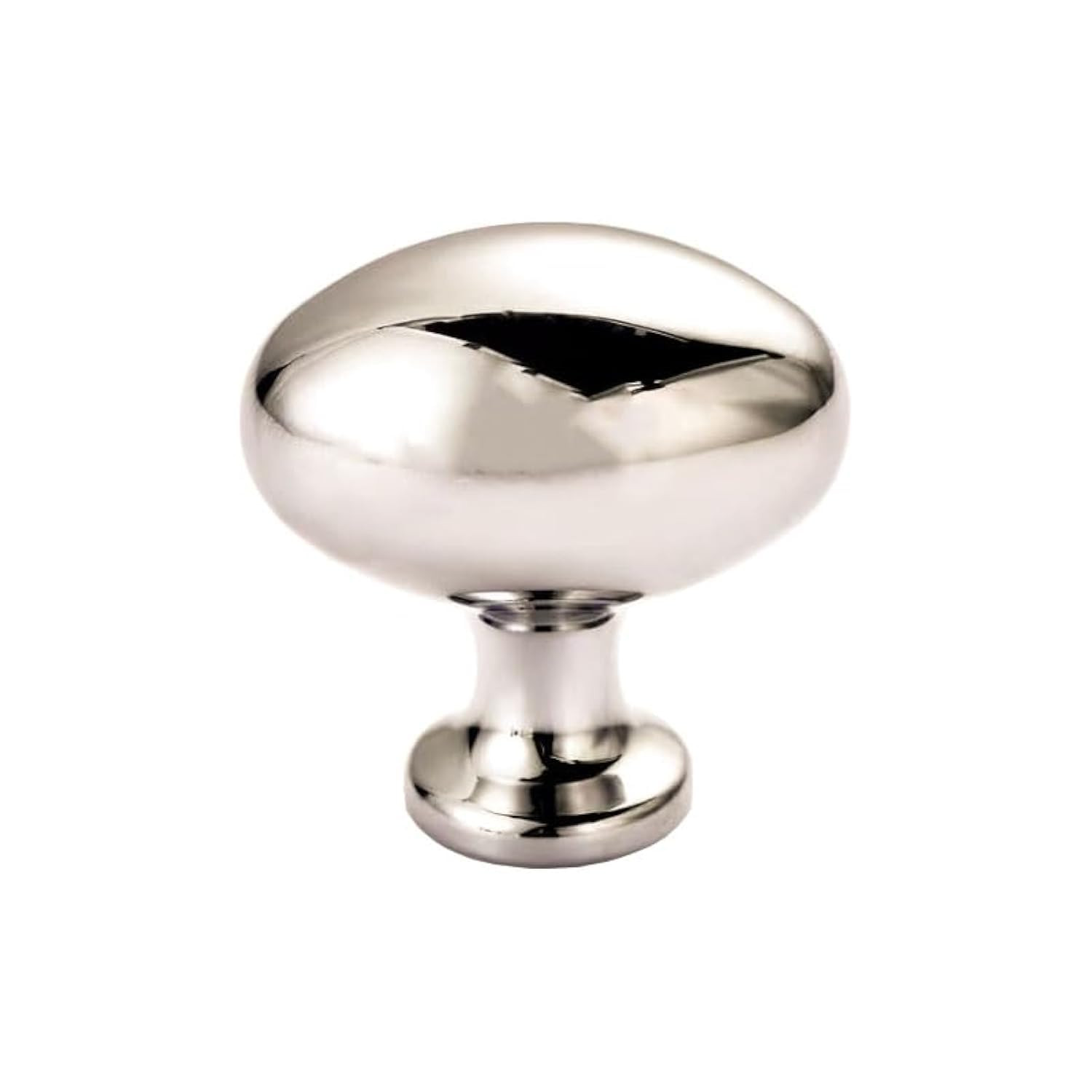 khtumeware 10 Pack 1-3/8 inch(35mm Polished Nickel Cabinet Knobs Dresser Knobs Oval Drawer Knobs ... | Amazon (US)