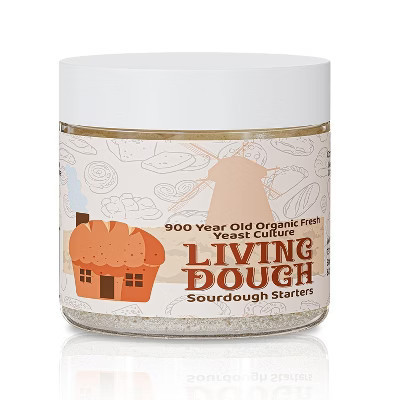 Living Dough 900 Year Old Dutch Sourdough Starter – Active Organic, Live Culture for Artisanal Baking: Bread, Pizza, Waffles, Pancakes & More | Target