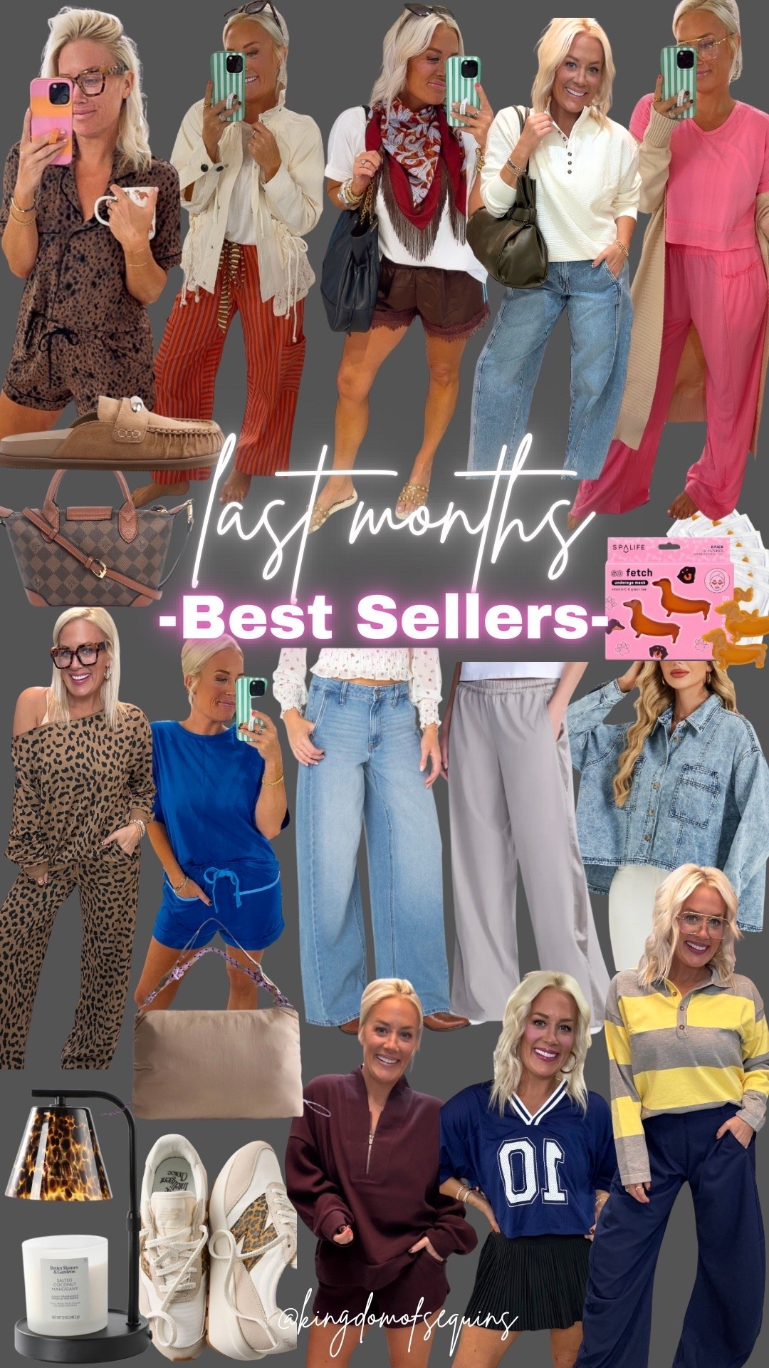 Last months top sellers and most loved