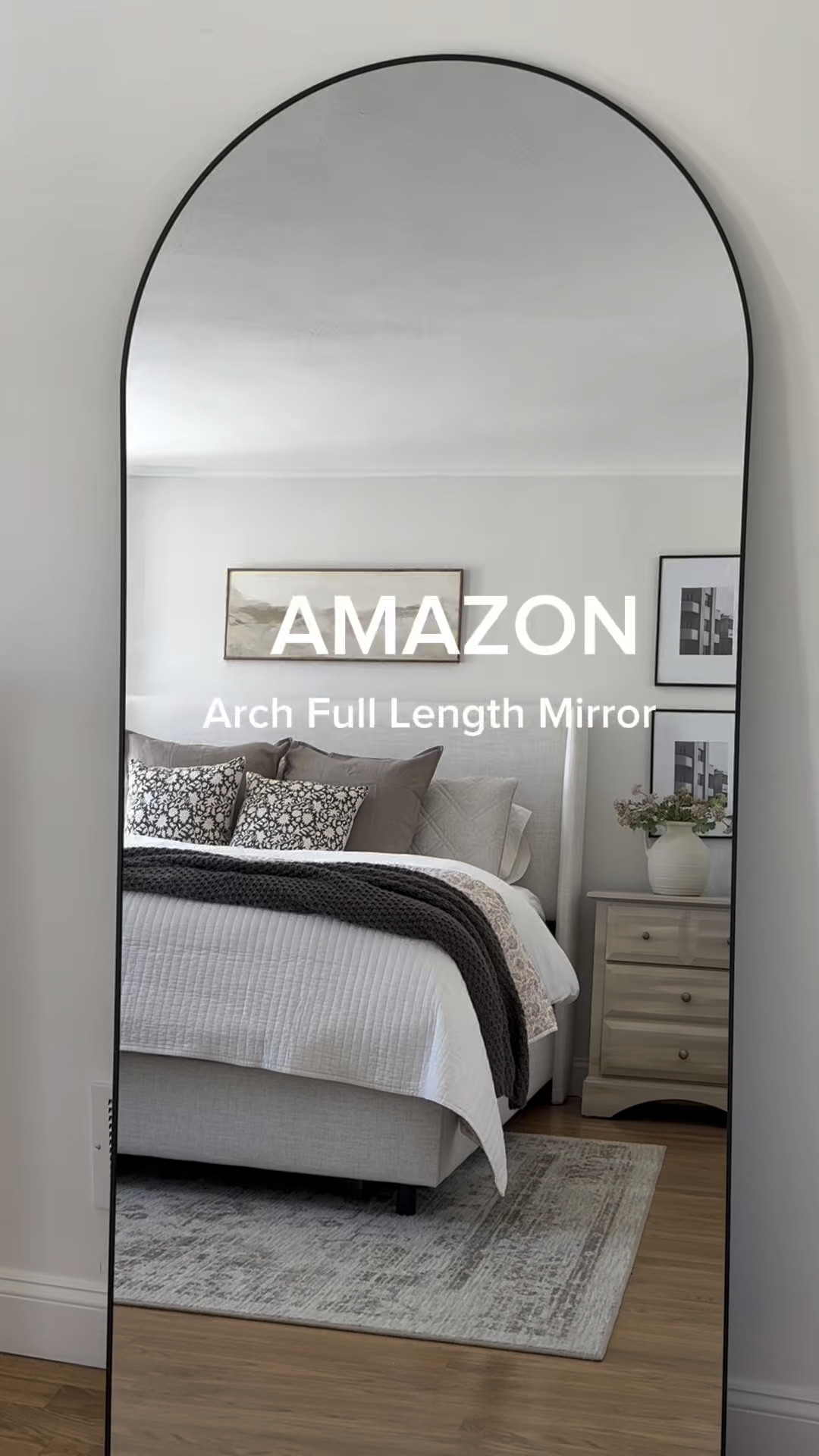 This is the mirror of my dreams! Such a beautiful arch mirror and makes my room look so much bigger and brighter! Bedroom, bedroom mirror, arch mirror, linen bed, bed quilt 

#LTKSaleAlert #LTKHome #LTKStyleTip