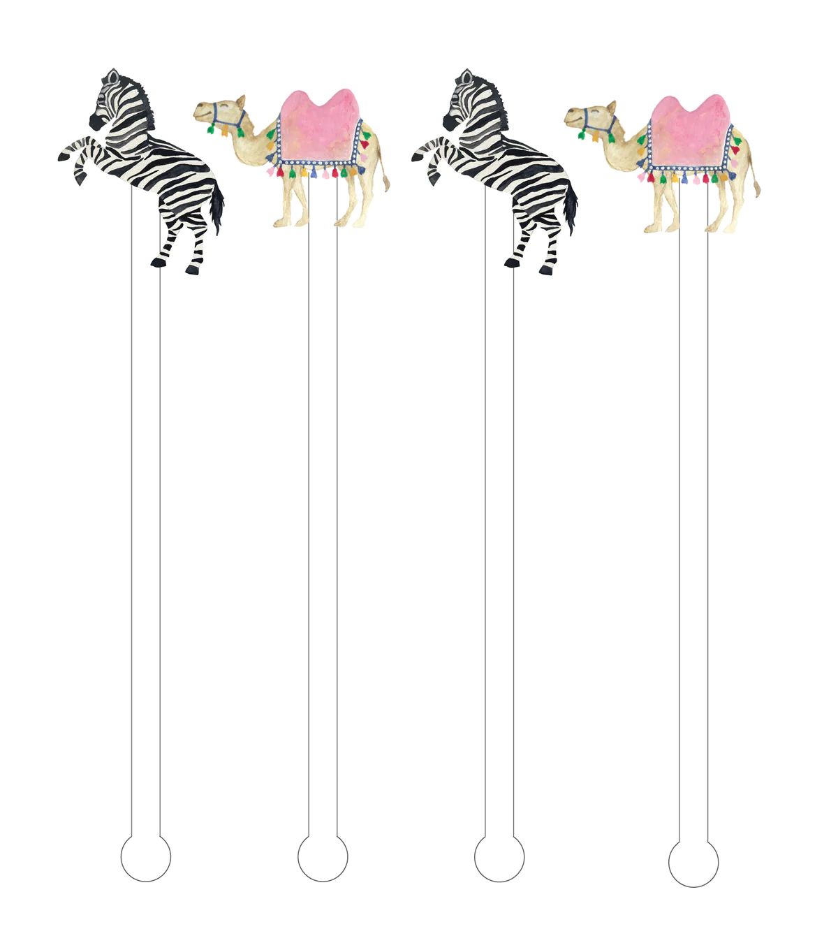 Zebra and Camel Stir Sticks | Britt +Beks