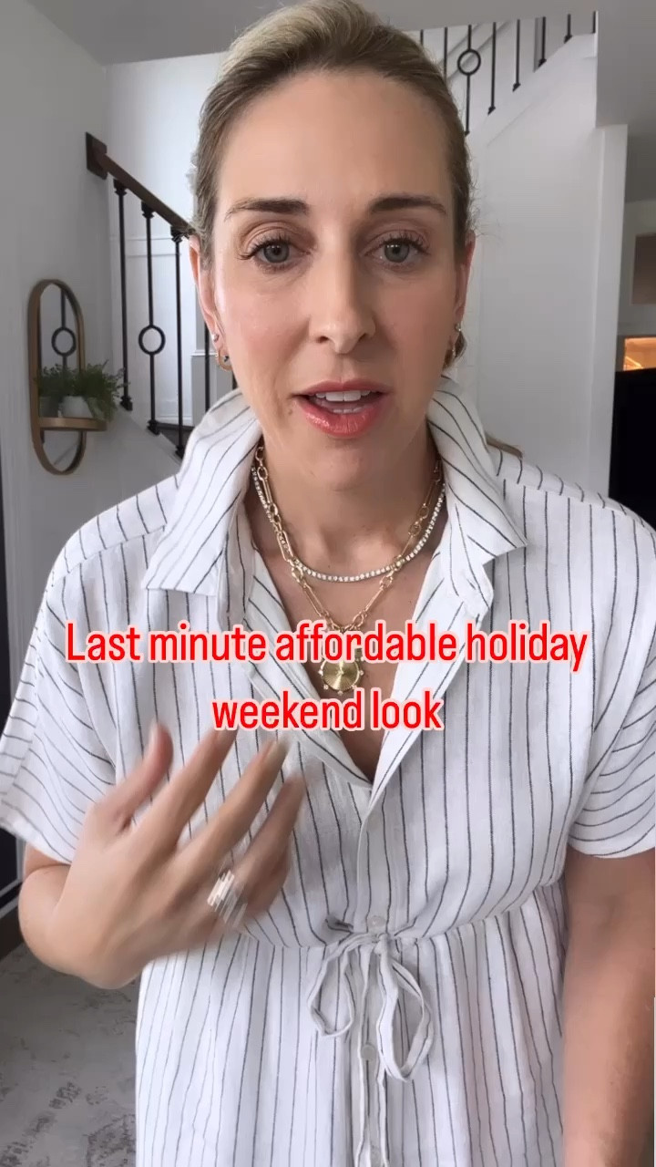 Easy Target find for $32! The perfect easy and affordable summer dress to throw on and be out the door. I sized down to a small. 

#target #memorialdayweekend #outfitidea #holidayweekend #affordabledress #targetfind 



#LTKStyleTip #LTKFindsUnder50 #LTKOver40