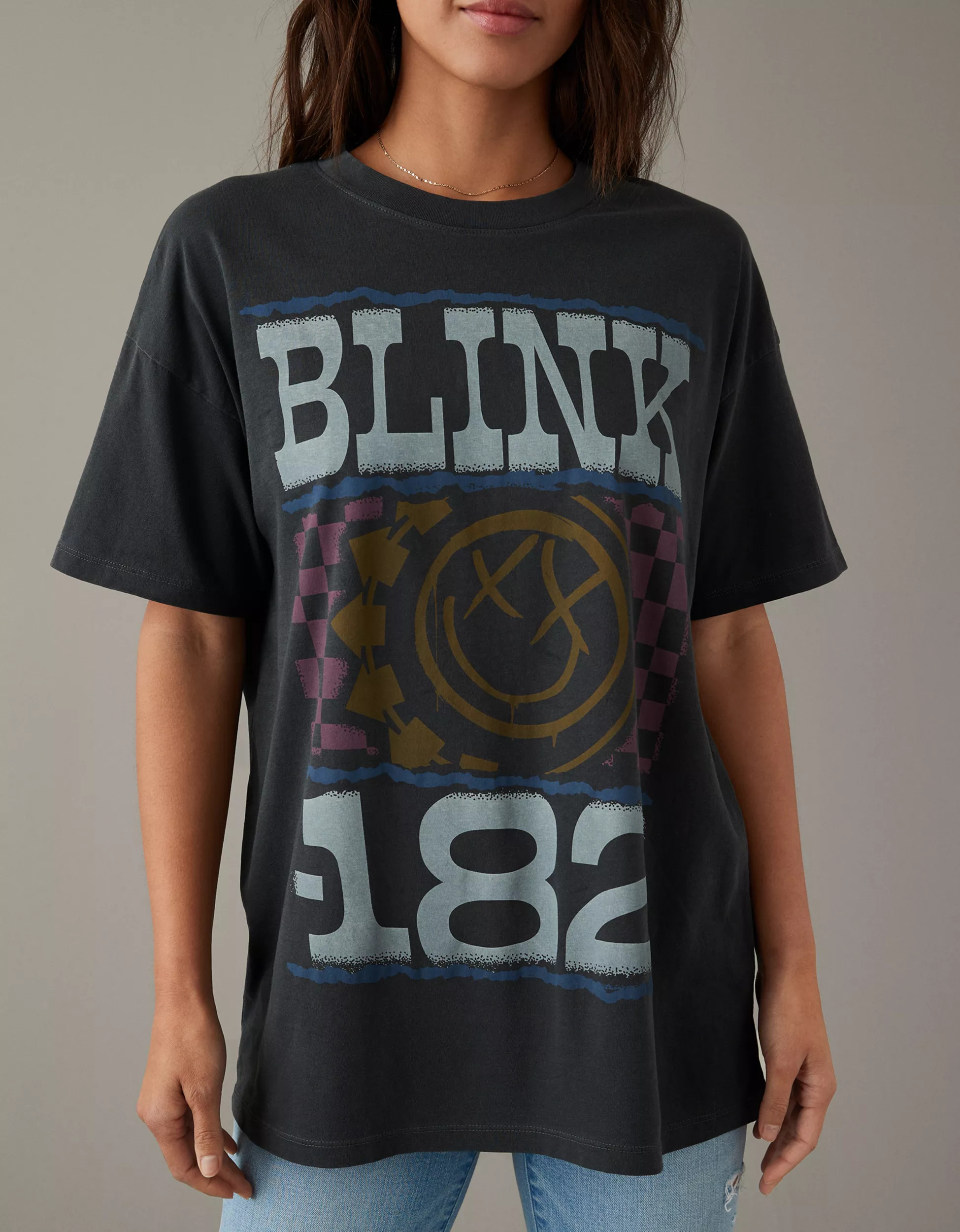 AE Oversized Blink-182 Graphic Tee | American Eagle Outfitters (US & CA)