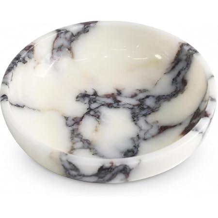 Luxury Decorative Marble Bowl, 7.8" Natural Marble Key Bowl For Home Decor | Amazon (US)