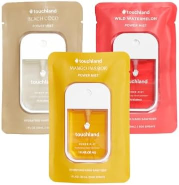 Touchland Hand Sanitizer Spray, Tropical Trio - 3 x 1 FL OZ | Amazon (US)