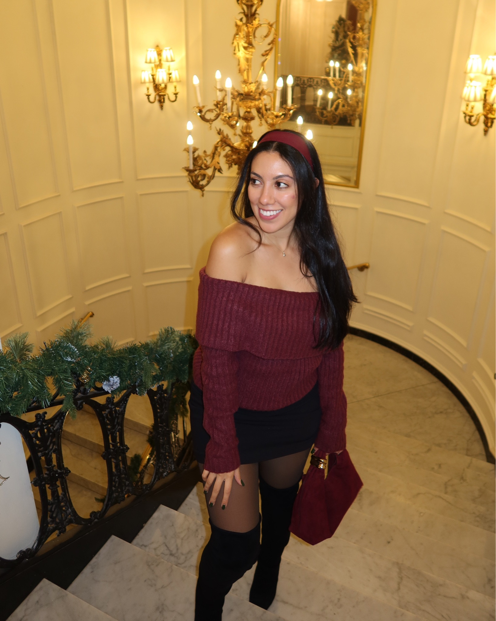 Such a cute outfit for the holidays ✨

Wearing a medium for top and skirt - both from Abercrombie. 

#LTKGiftGuide #LTKHoliday #LTKootd