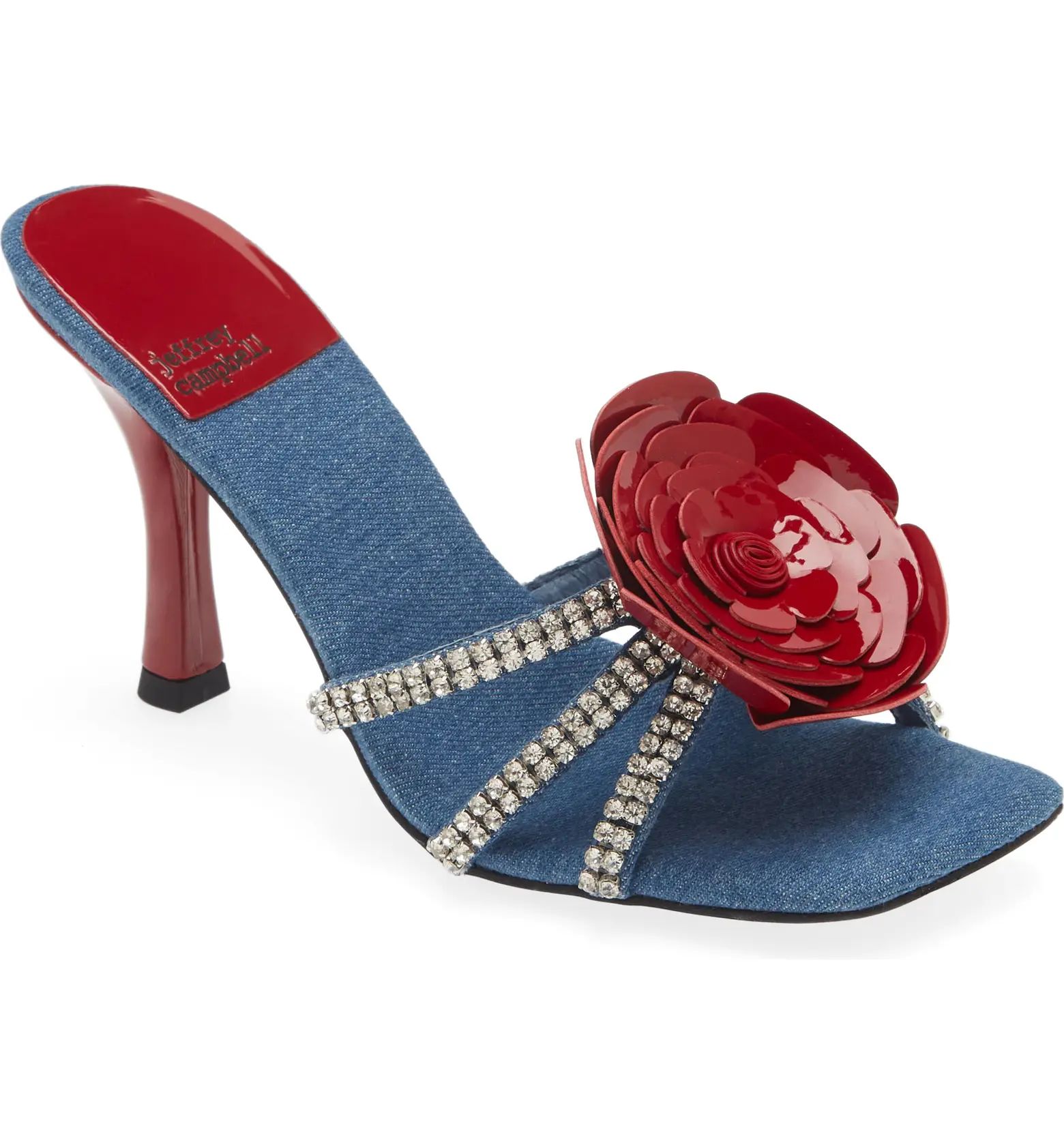 Marigold Rhinestone Flower Sandal (Women) | Nordstrom