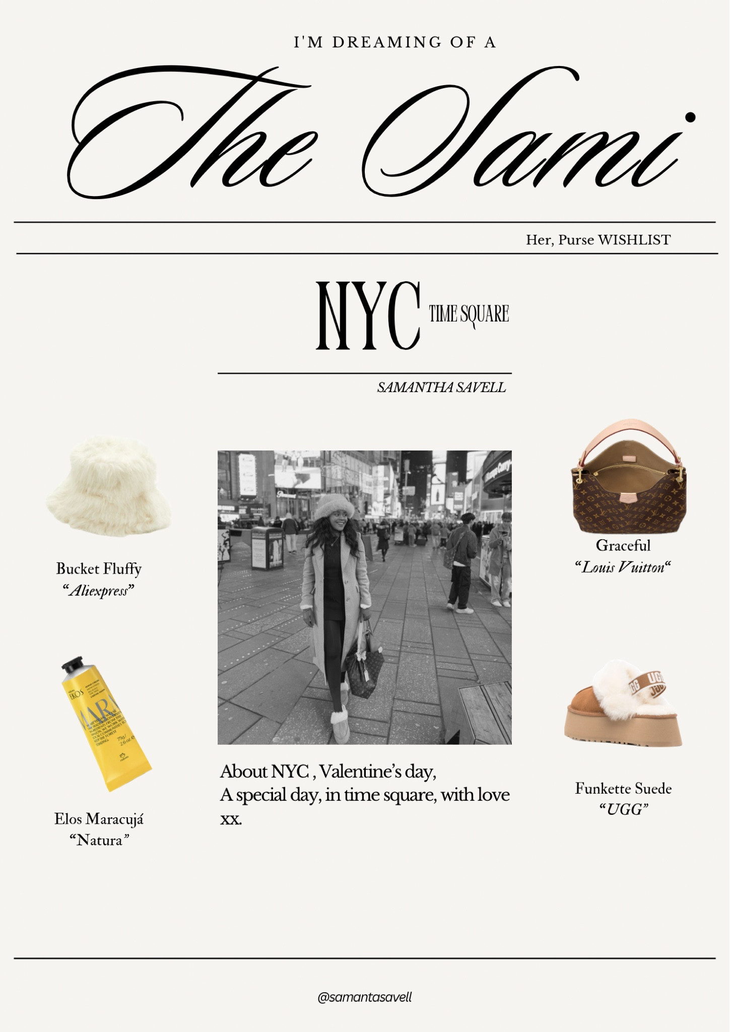 A list with all my “loves” in NYC 🥰🌷