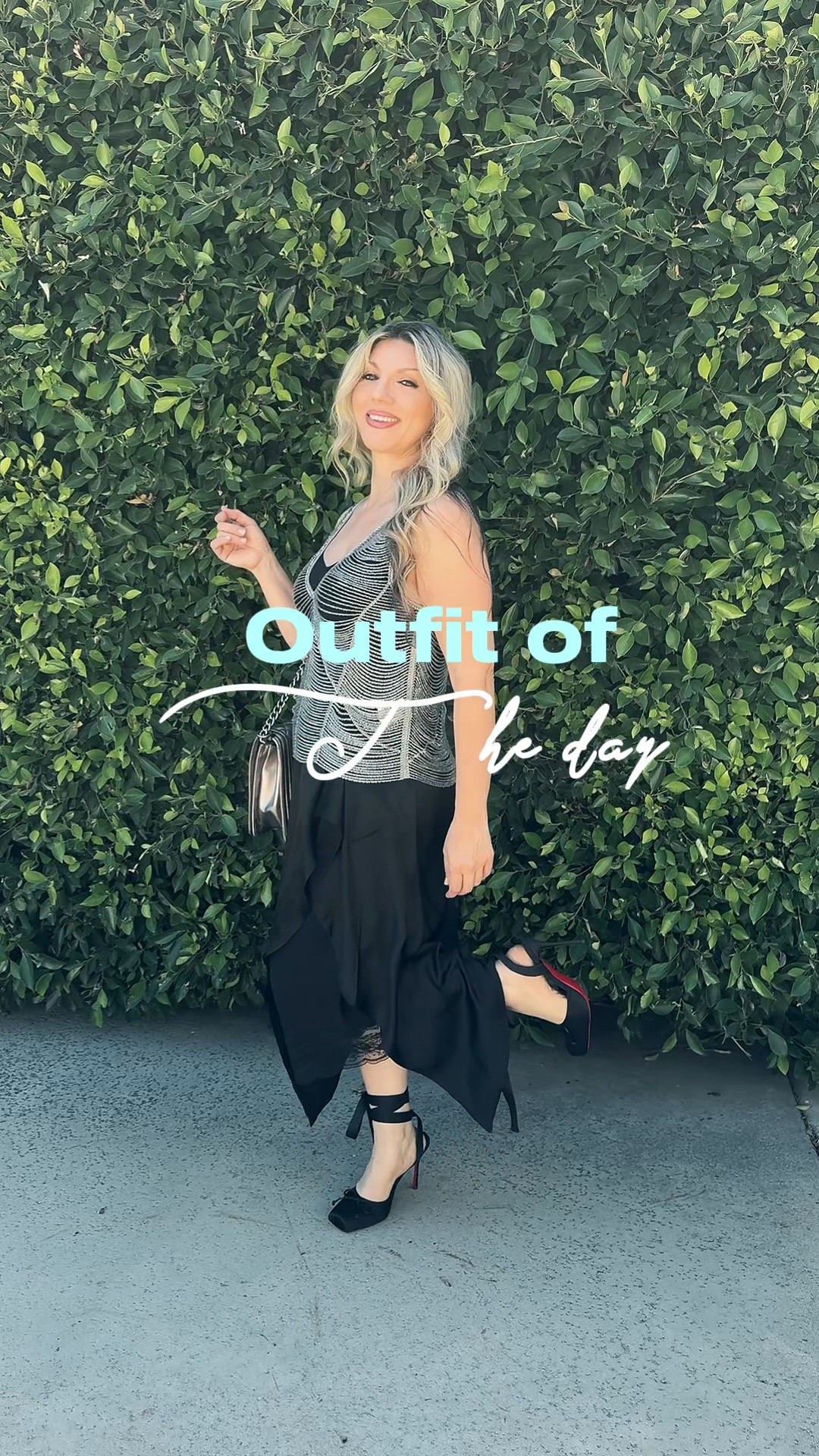 The beaded silver top, the black silky skirt, and of course the Louboutin heels…be ready to get sick of seeing me wear these pieces 😏

#LTKootd #LTKOver40 #LTKgrwm
