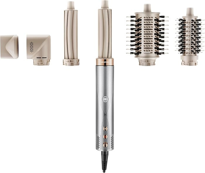 5 in 1 Hot Air Styler Wrap with Automatic Curling & Drying High-Speed Hair Dryer Brush with Negat... | Amazon (US)