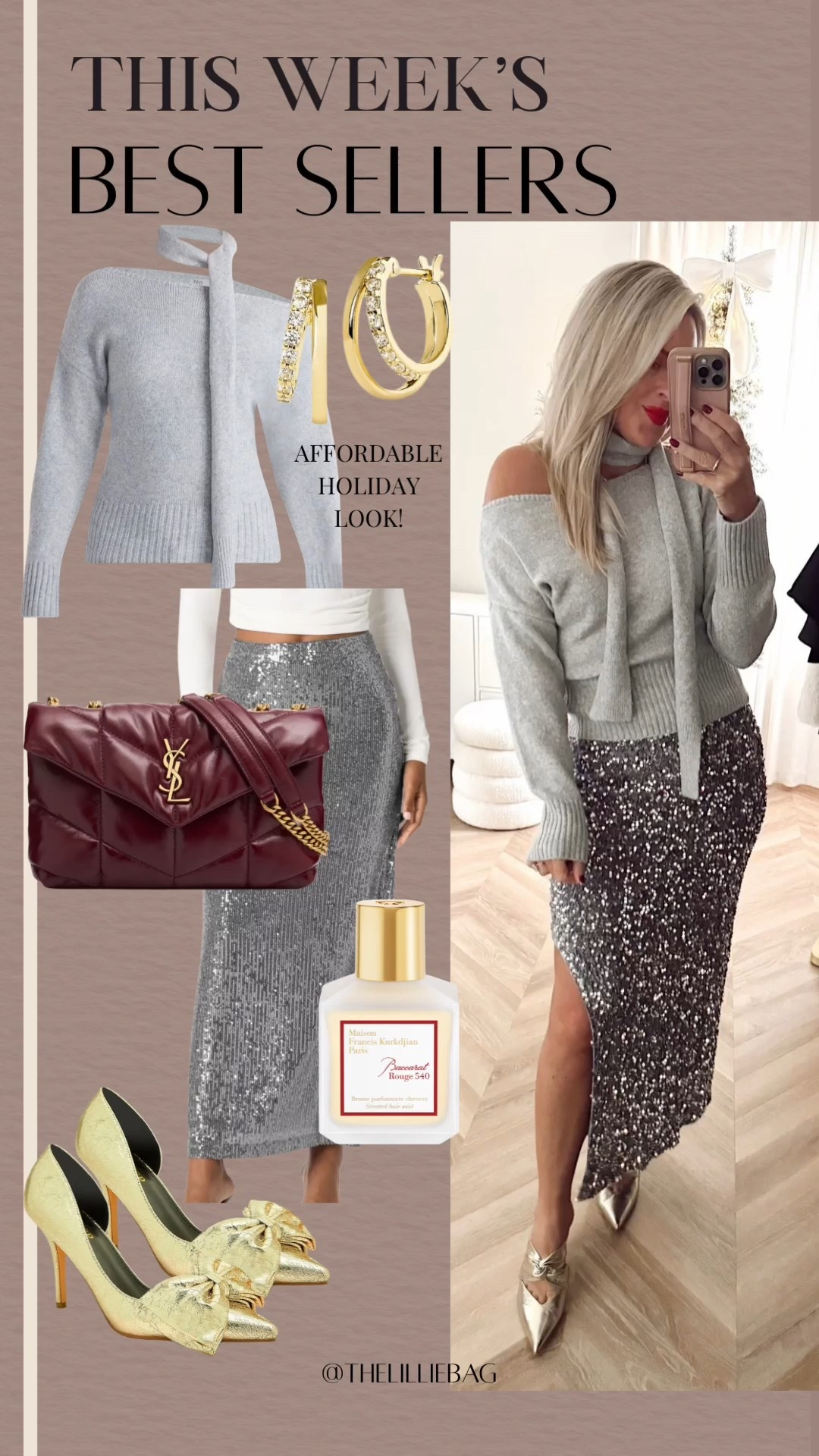 Best seller top! Are you kidding me?! So good! ❄️✨Im wearing a medium in the top.

Holiday outfit. Holiday style. Sequin. Sweater  

#LTKootd #LTKHoliday