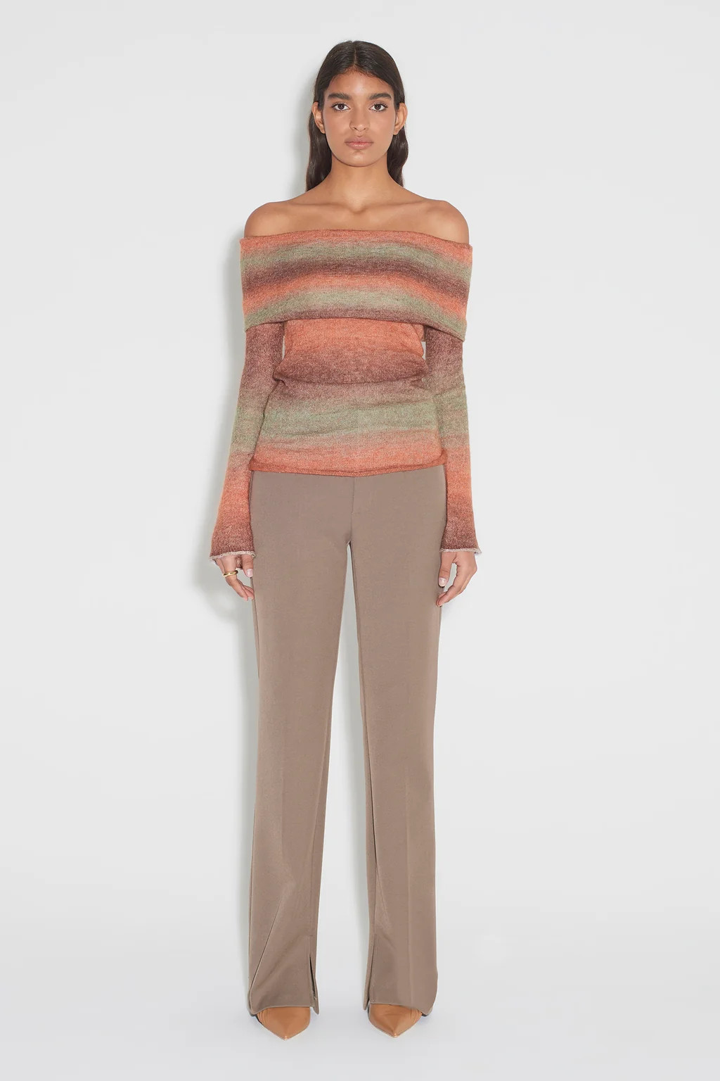 Naziree Knit Red Gradient | Hansen and Gretel