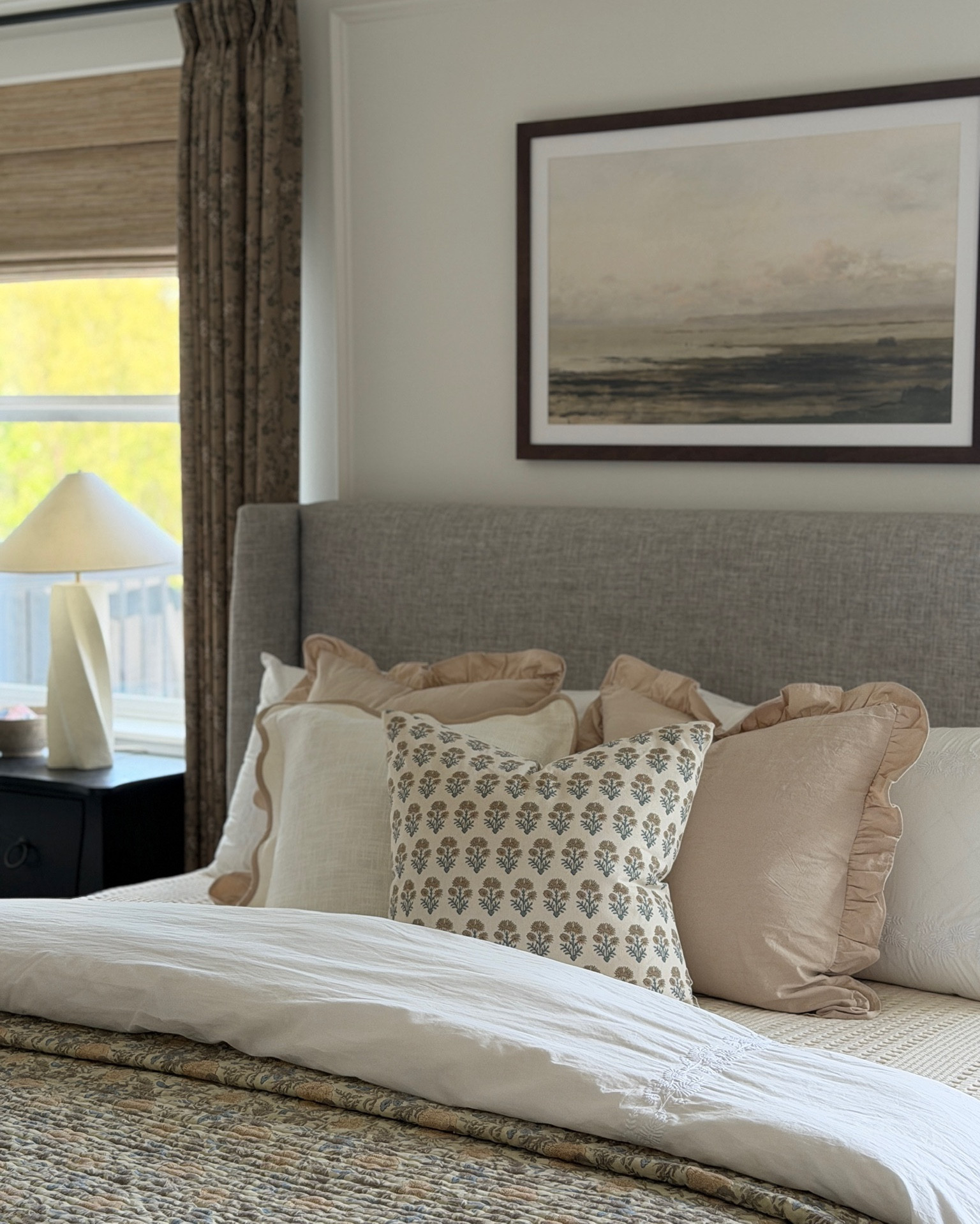 The perfect light and airy pop of color to refresh our primary bedroom for spring 💛

#LTKHome