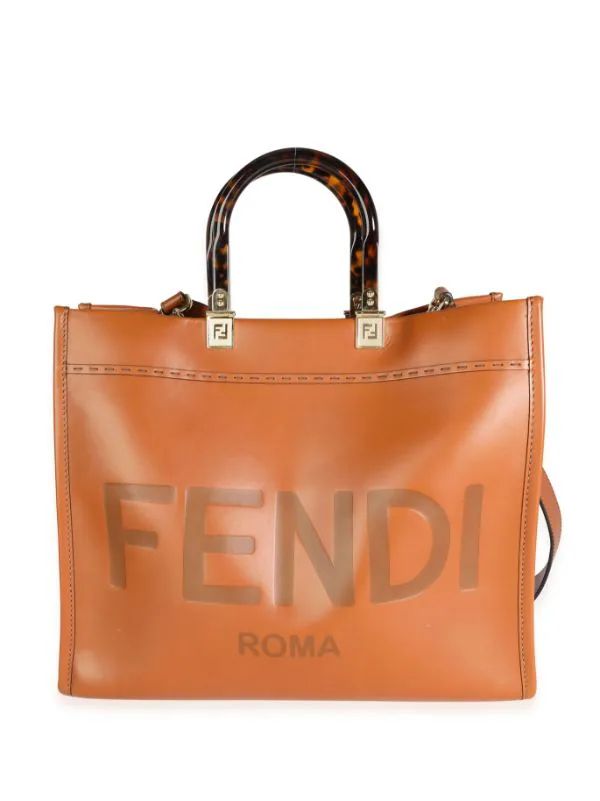 Fendi Pre-Owned logo-debossed Tote Bag - Farfetch | Farfetch Global