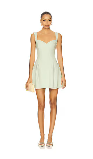 Runaway The Label Bethan Mini Dress in Green. - size M | Revolve Clothing (Global)