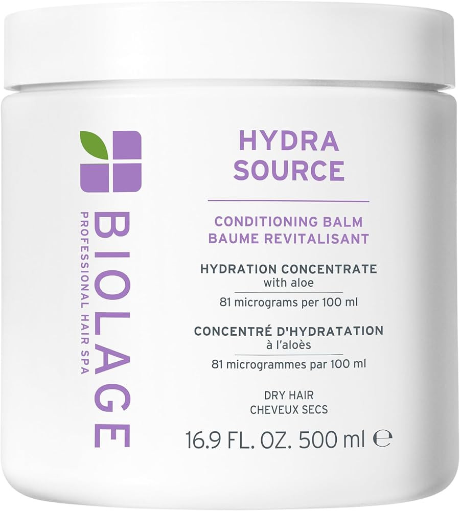 Biolage Hydra Source Conditioning Balm - For Fine To Medium Dry Hair, Moisturizes, Detangles & Ad... | Amazon (US)