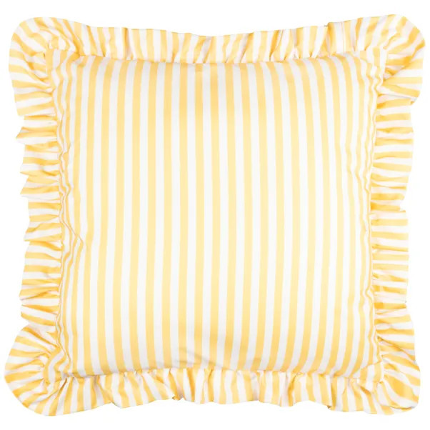 Millie Ruffle Outdoor Square Cushion | Dunelm