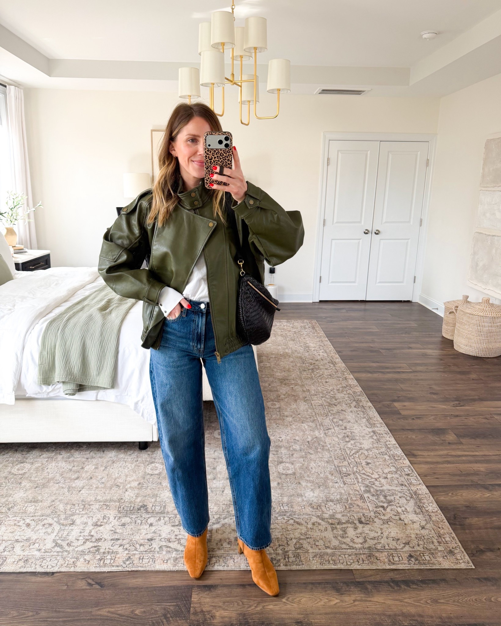 This vegan bomber has quickly become a fav in my closet! Wearing a S 

#LTKSpringSale