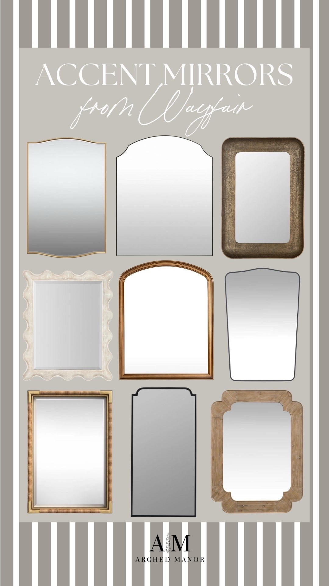 A collection of some of my favorite wall mirrors from @Wayfair—perfect for above a console, dresser or bathroom vanity!

#wayfair #wayfairpartner 

#LTKSeasonal #LTKHome