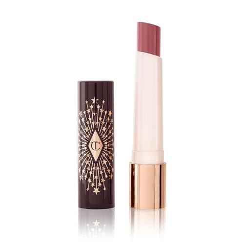 Amazon.com: Charlotte Tilbury Hyaluronic Happikiss Lipstick Balm - High-Shine, Hydrating Lipstick... | Amazon (US)