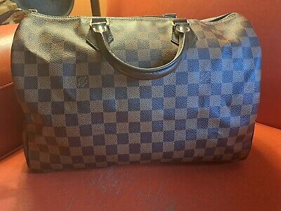 LOUIS VUITTON Speedy 35 damier ebene EUC | eBay US