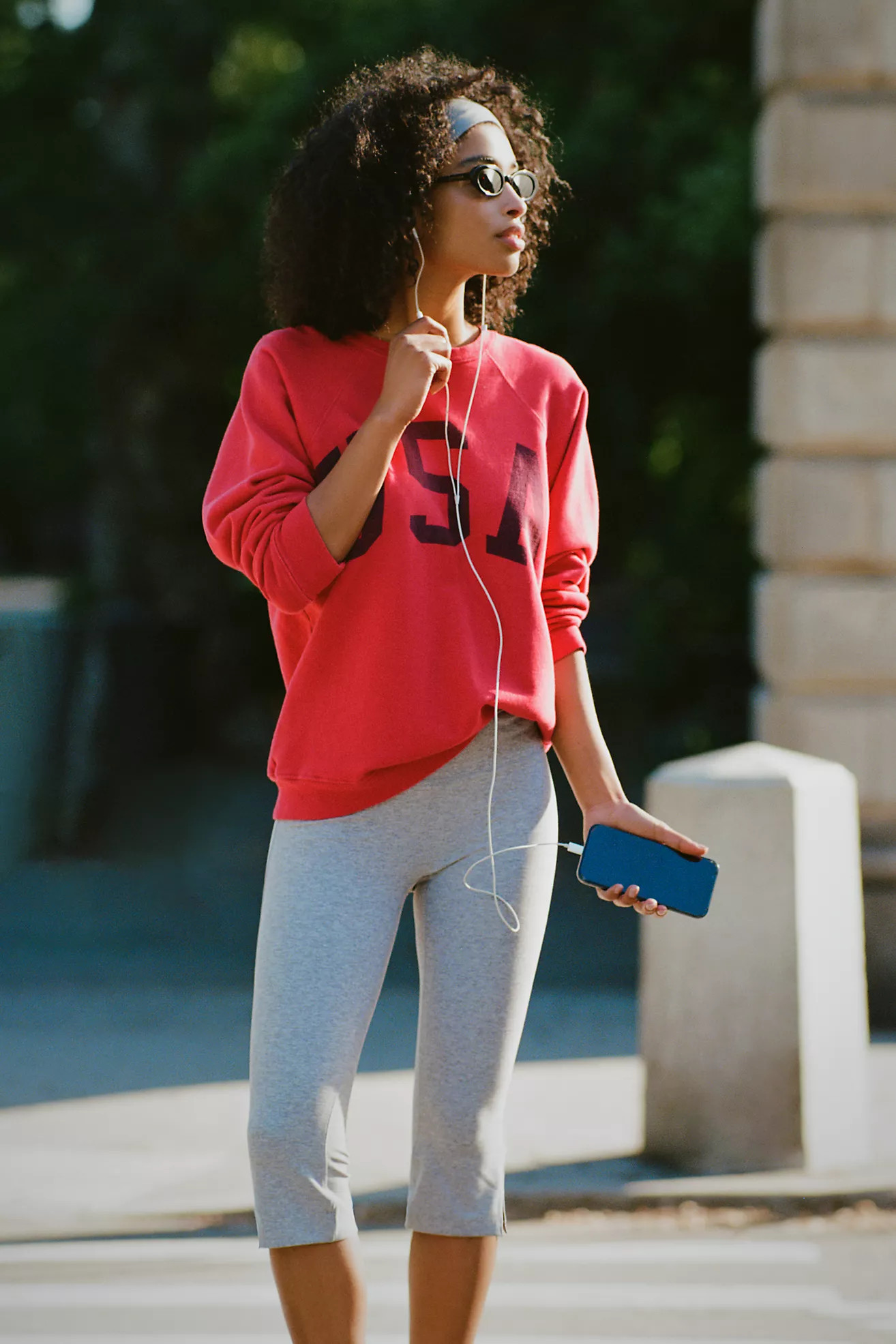 Beyond Yoga Spacedye Slit Pedal Pusher Leggings | Anthropologie (US)