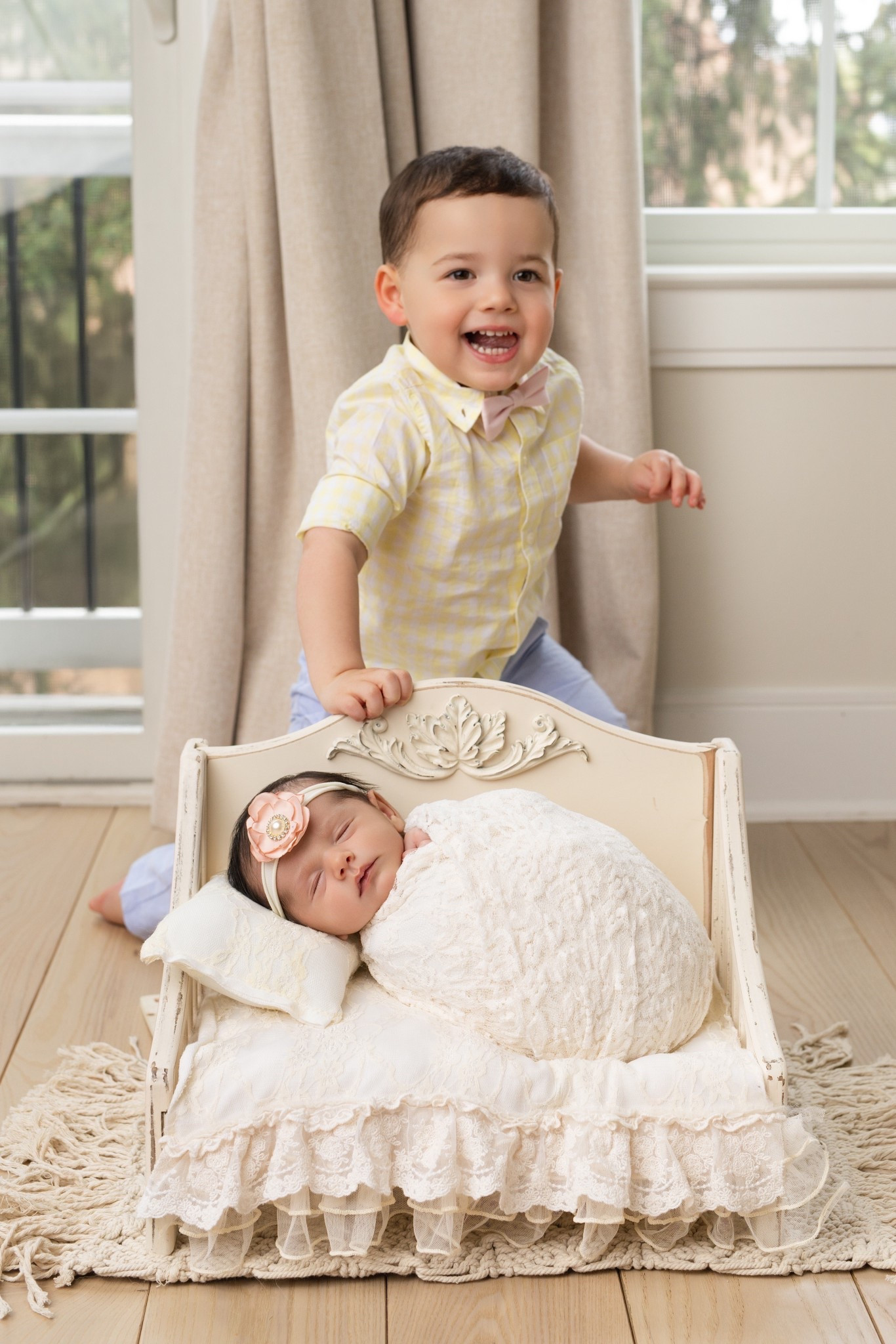 Mom of two 🥹🎀💛🩵

#newbornshoot

#LTKBaby #LTKKids #LTKmomlife