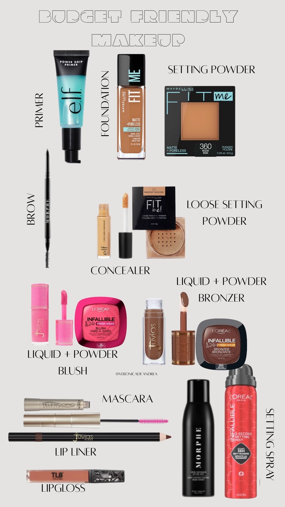 Budget friendly makeup #ltkbeauty #budgetfriendly #loreal #juviasplace 