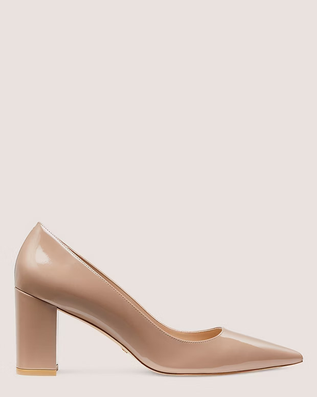 STUART 75 BLOCK PUMP | Stuart Weitzman Outlet