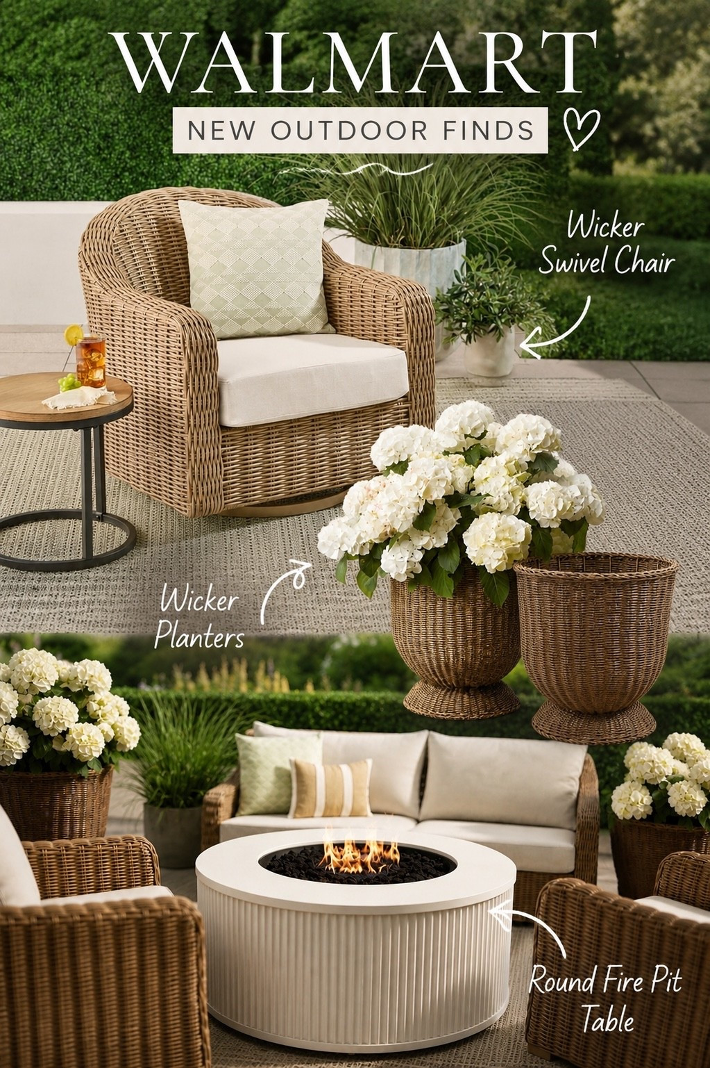 Walmarts new summer arrivals for outdoor patio! These are beyond chic and will elevate any outdoor space!🙌✨

#LTKMothersDay #LTKvlog #LTKSeasonal
