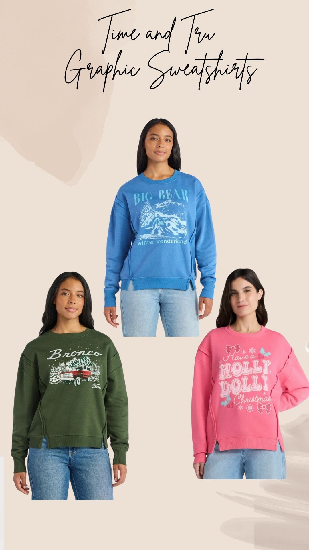 New Time & Tru graphic sweatshirts at Walmart!



#LTKCyberWeek #LTKHoliday #LTKGiftGuide