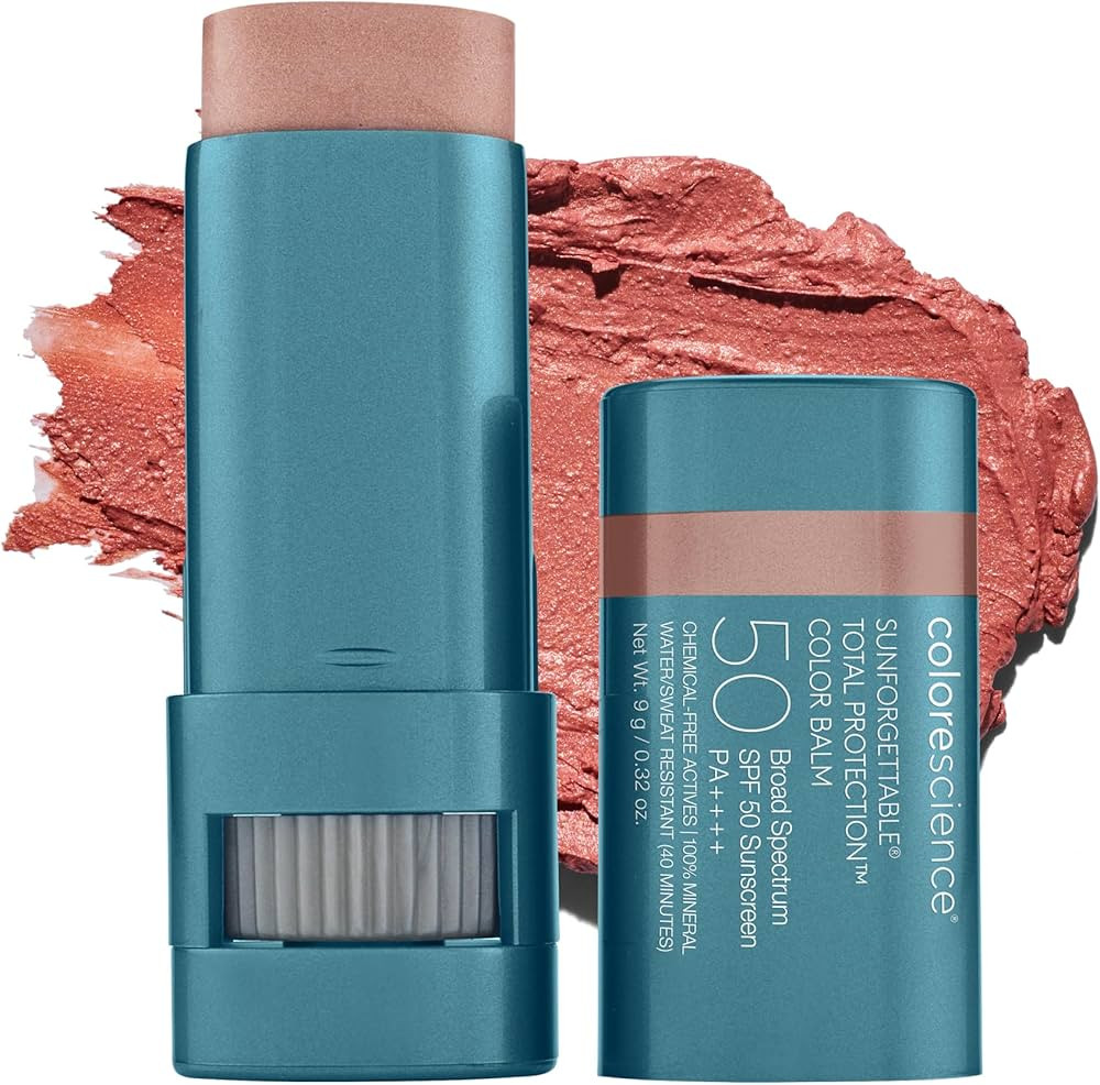 Colorescience Sunforgettable Total Protection Color Balm SPF 50, Mineral, Broad Spectrum, Buildab... | Amazon (US)
