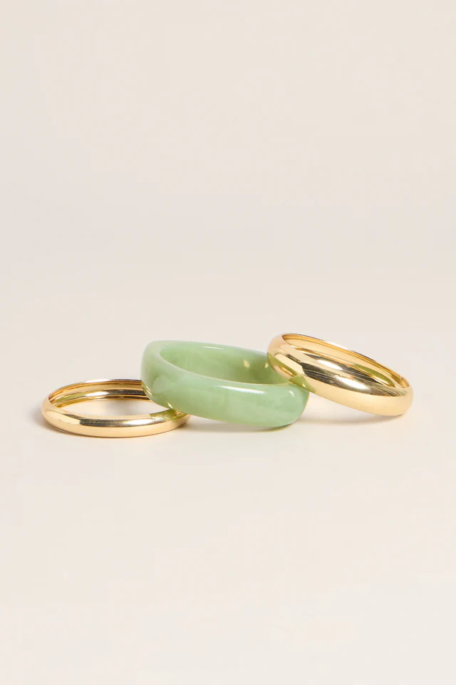 Mint To Be Bangle Bracelet Set | Windsor Stores