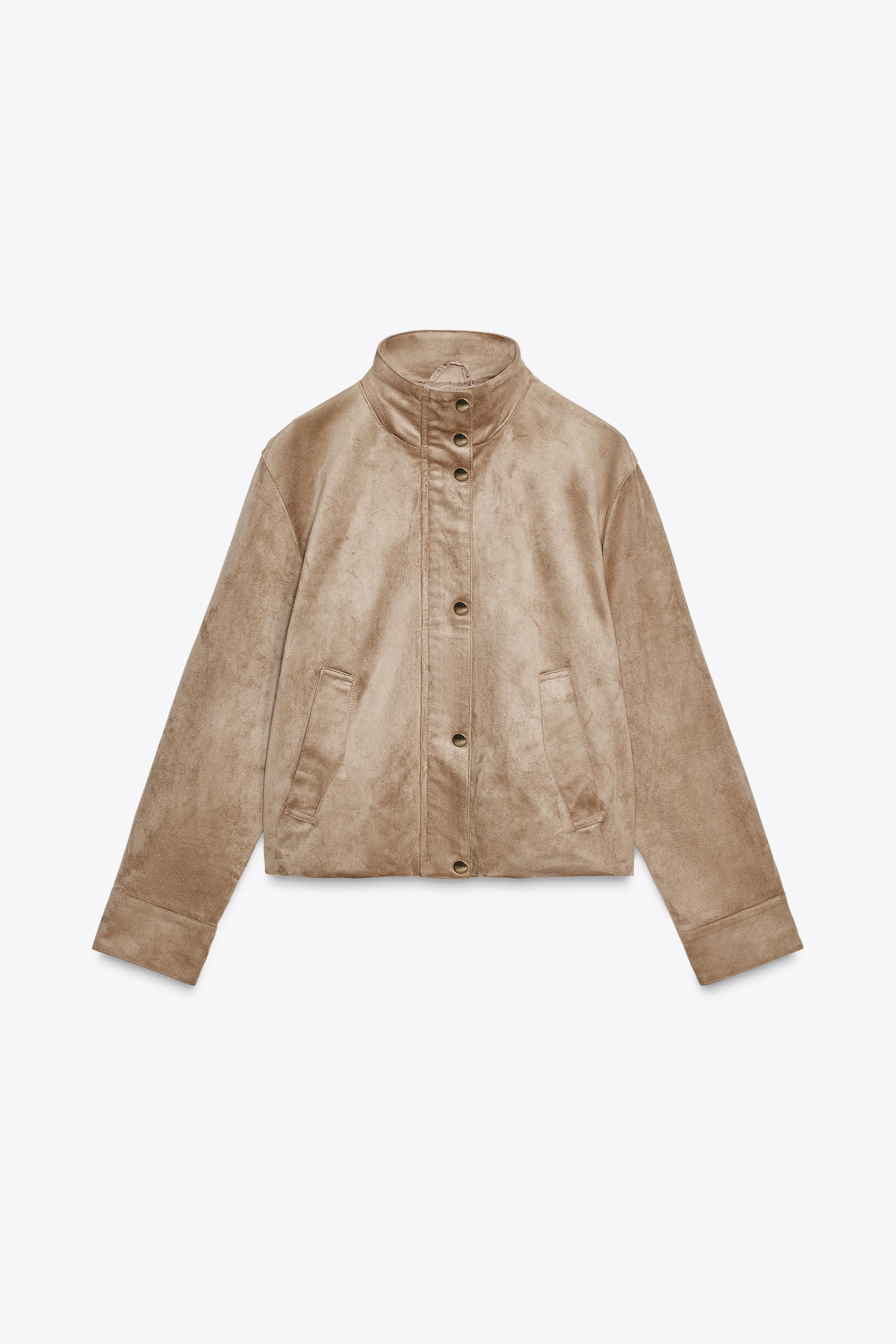 FAUX SUEDE JACKET | Zara US