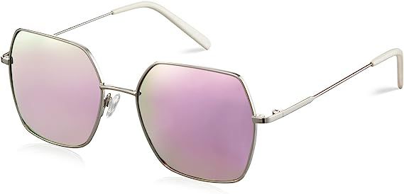 EVANLCAP Sunglasses Women Polarized UV Protection Women’s Sunglasses Retro Hexagonal Sunglasses... | Amazon (US)