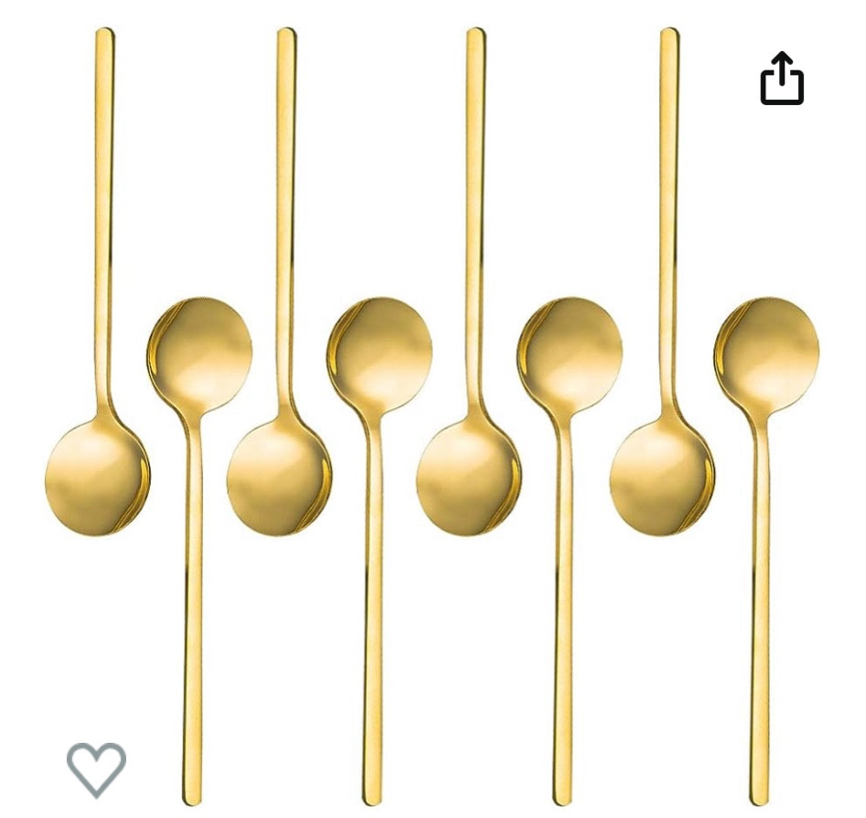 Little gold spoons 