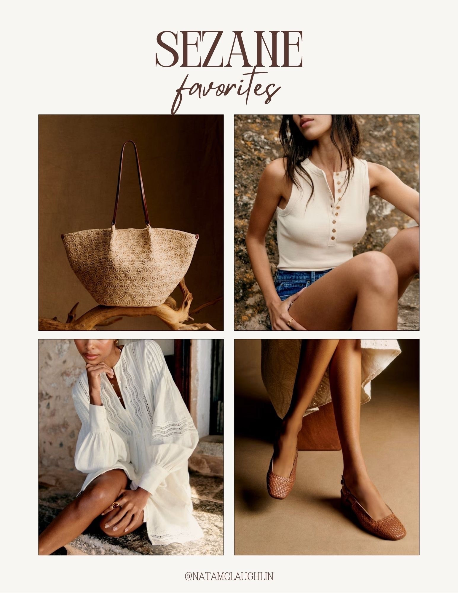 Sezane favorites! I love this basket bag and flats for summer  

#LTKSeasonal #LTKStyleTip #LTKShoeCrush