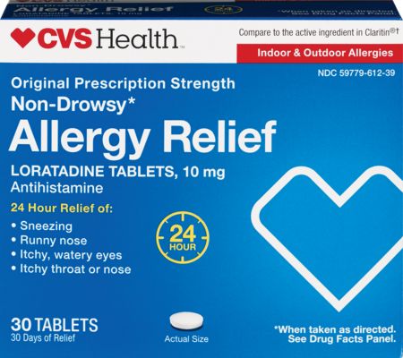 CVS Allergy Relief Loratadine Tablets 10mg | CVS