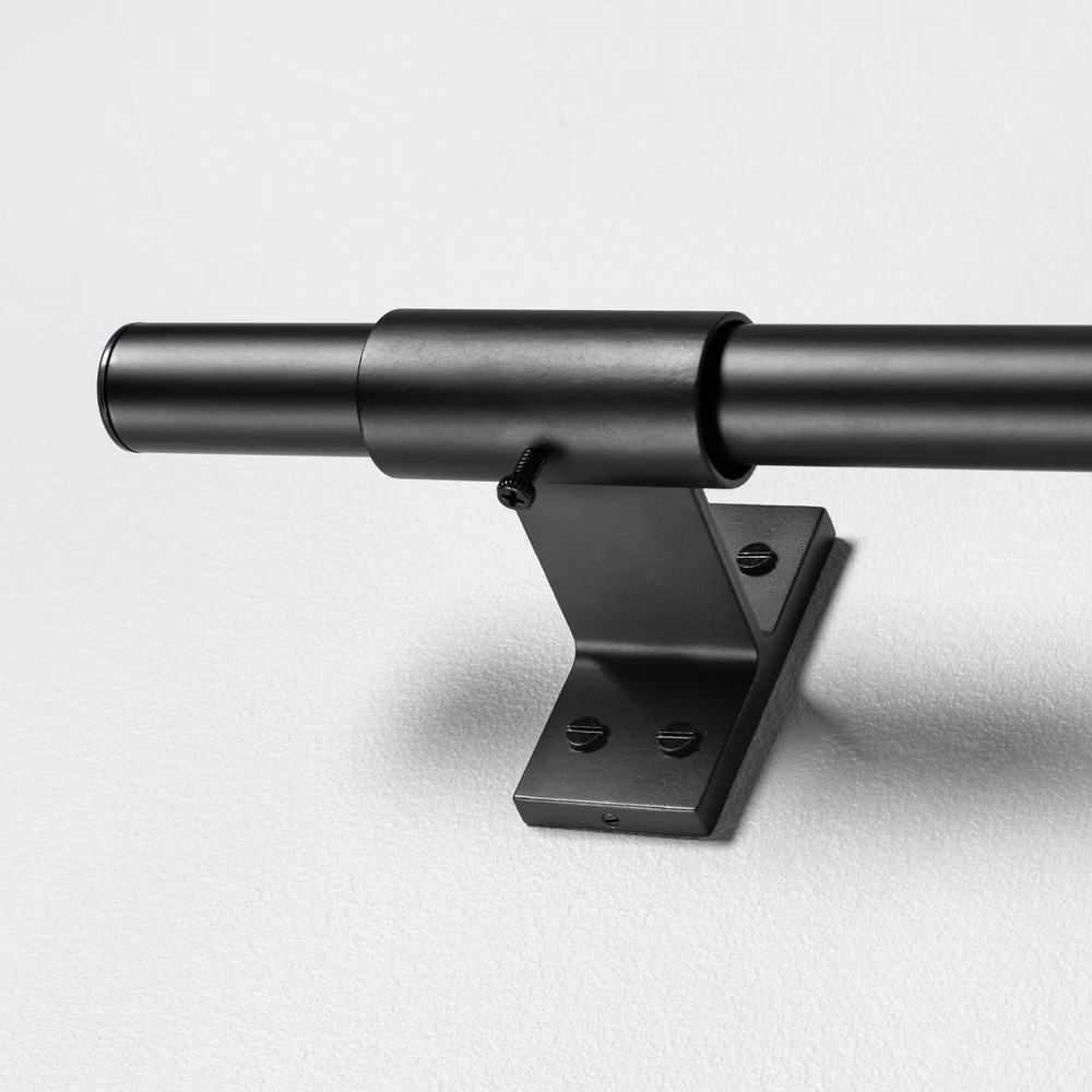 28"–48" Steel Curtain Rod Matte Black - Hearth & Hand™ with Magnolia | Target