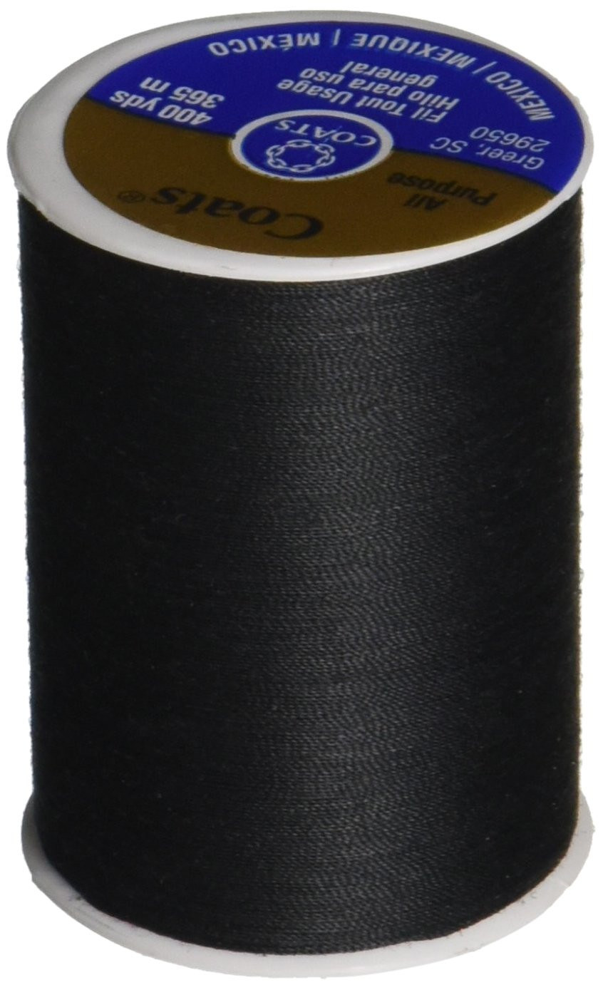 COATS & CLARK 230A-2 Dual Duty All-Purpose Thread, 400 Yards/1 Spool of Yarn, Black | Amazon (US)