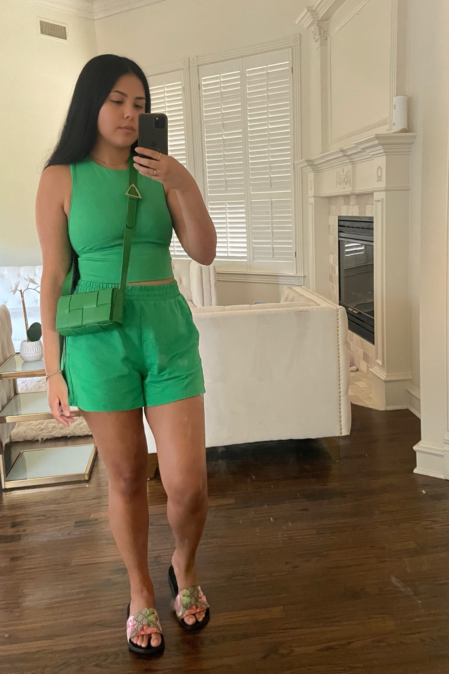 Top Size medium 
Shorts size medium 
Shoes size 38 

#LTKshoecrush #LTKunder100 #LTKstyletip