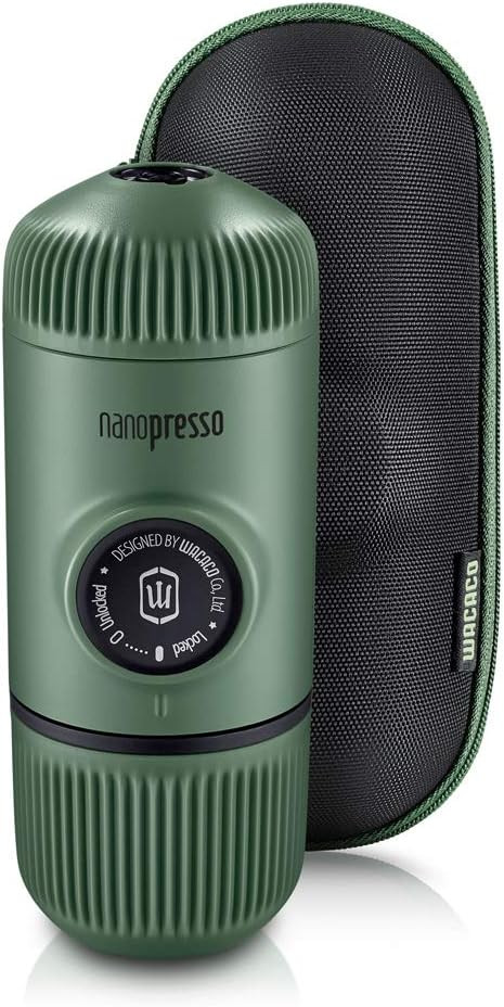 WACACO Nanopresso Portable Espresso Maker Bundled with Protective Case, Upgrade Version of Minipr... | Amazon (US)