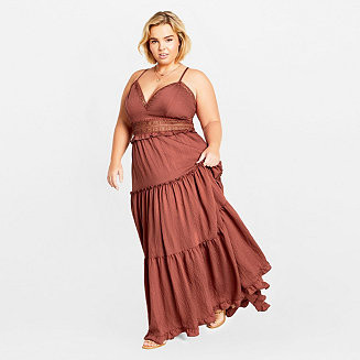 CITY CHIC Plus Size Aura Maxi Dress - Macy's | Macy's