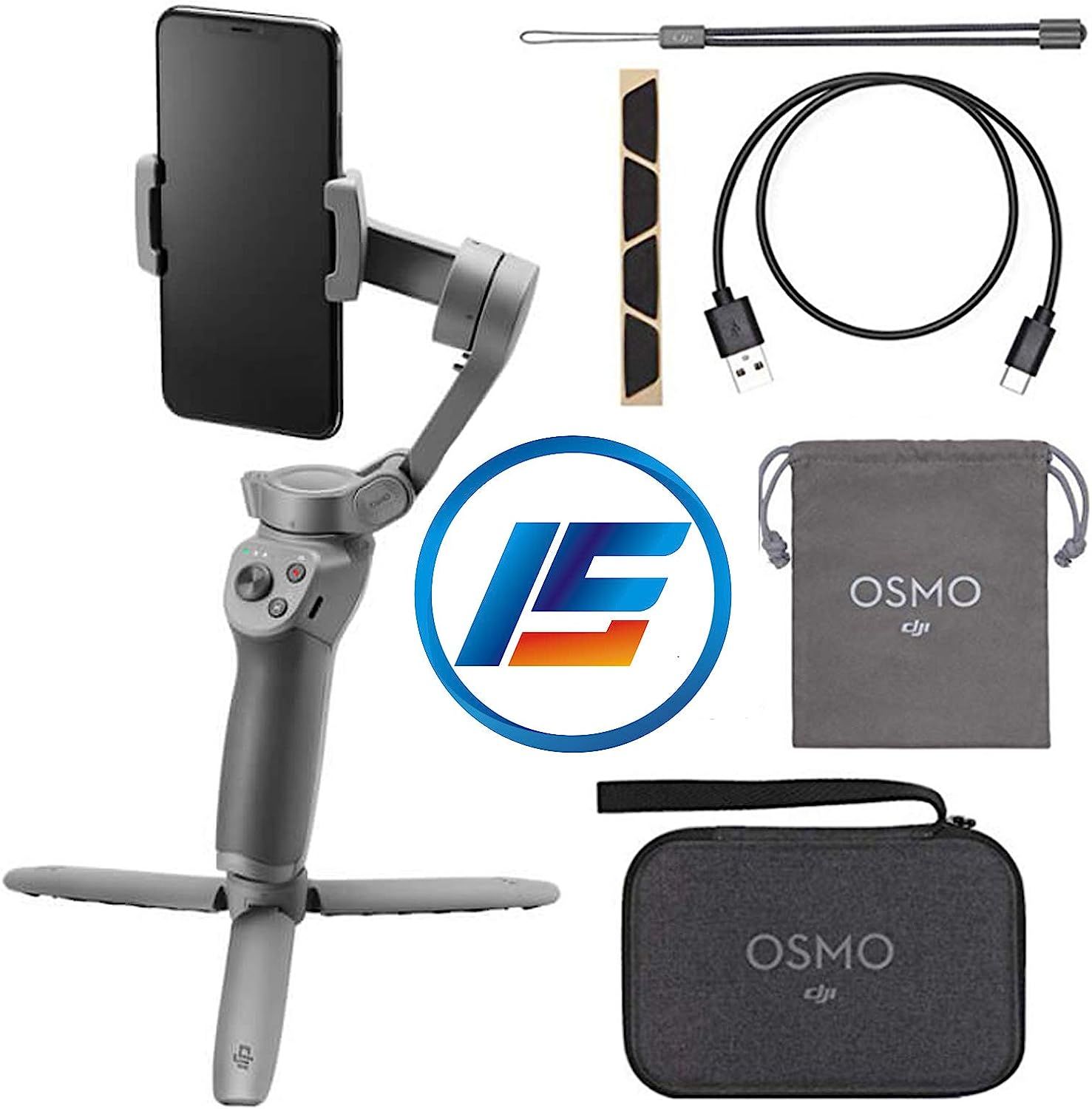 DJI Osmo Mobile 3 Portable Fold-able Single Handheld Gimbal Stabilizer for Smartphones with mini ... | Amazon (US)