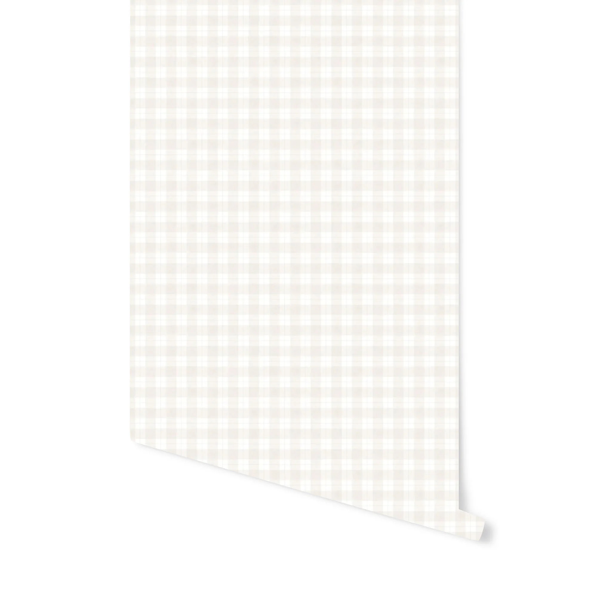 Riley Check Wallpaper in Sandstone | Brooke & Lou | Brooke and Lou