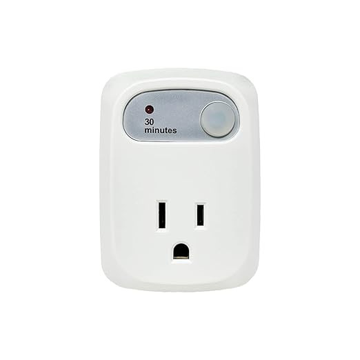 Simple Touch C30004-Single Original Auto Shut-Off Safety Outlet, 30 Minute Setting for Curling an... | Amazon (US)
